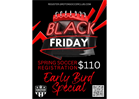 Black Friday - Early Bird Registration $110